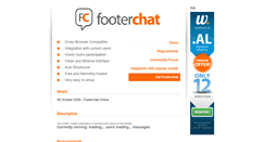Desktop Screenshot of footerchat.com